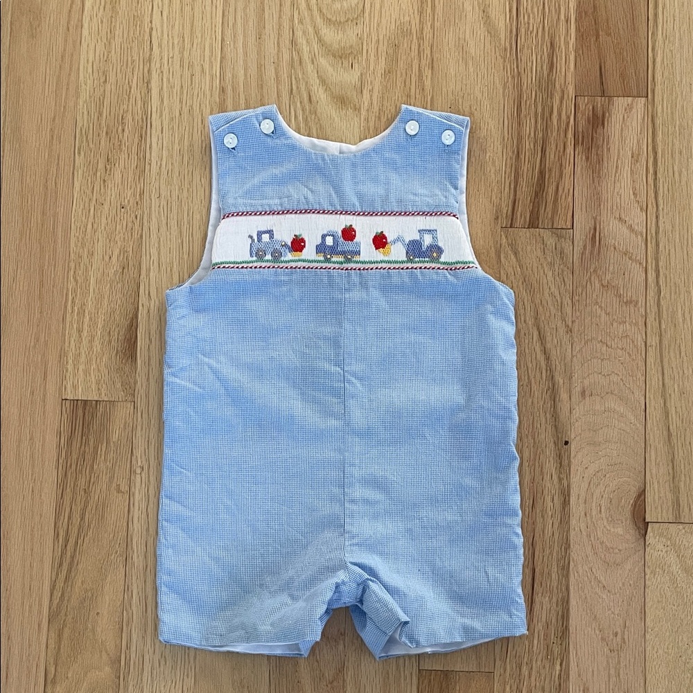 Petit Bebe apple smocked Jon Jon